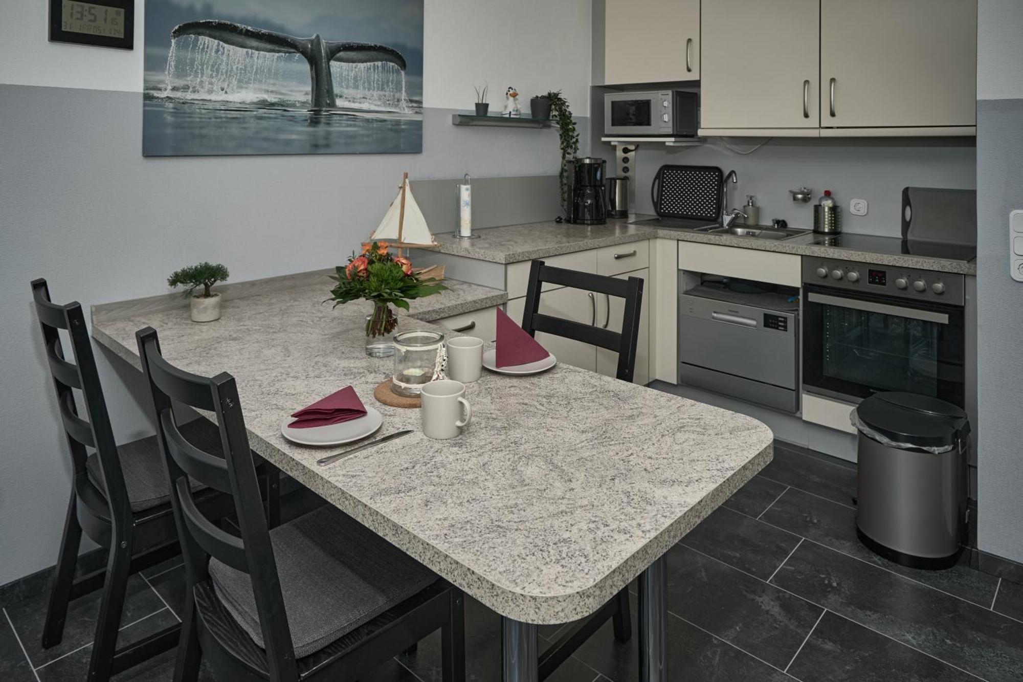 Frische Brise Ferienwohnung Mit Meerblick クックスハーフェン エクステリア 写真